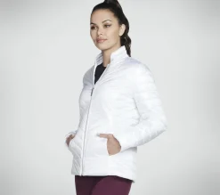 Partes De Cima|Partes De Cima-SKECHERS GO SHIELD Shine Jacket BRANCO
