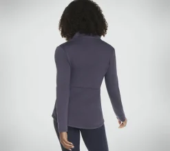 Partes De Cima|Partes De Cima-SKECHERS GO SNUGGLE Jacket ROXO / CARVÃO