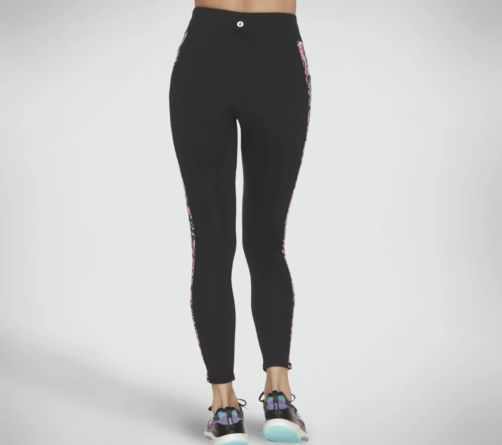 Calças|Partes De Baixo-SKECHERS GO STRETCH Fantasy Fields HW Legging PRETO / VERMELHO / AZUL