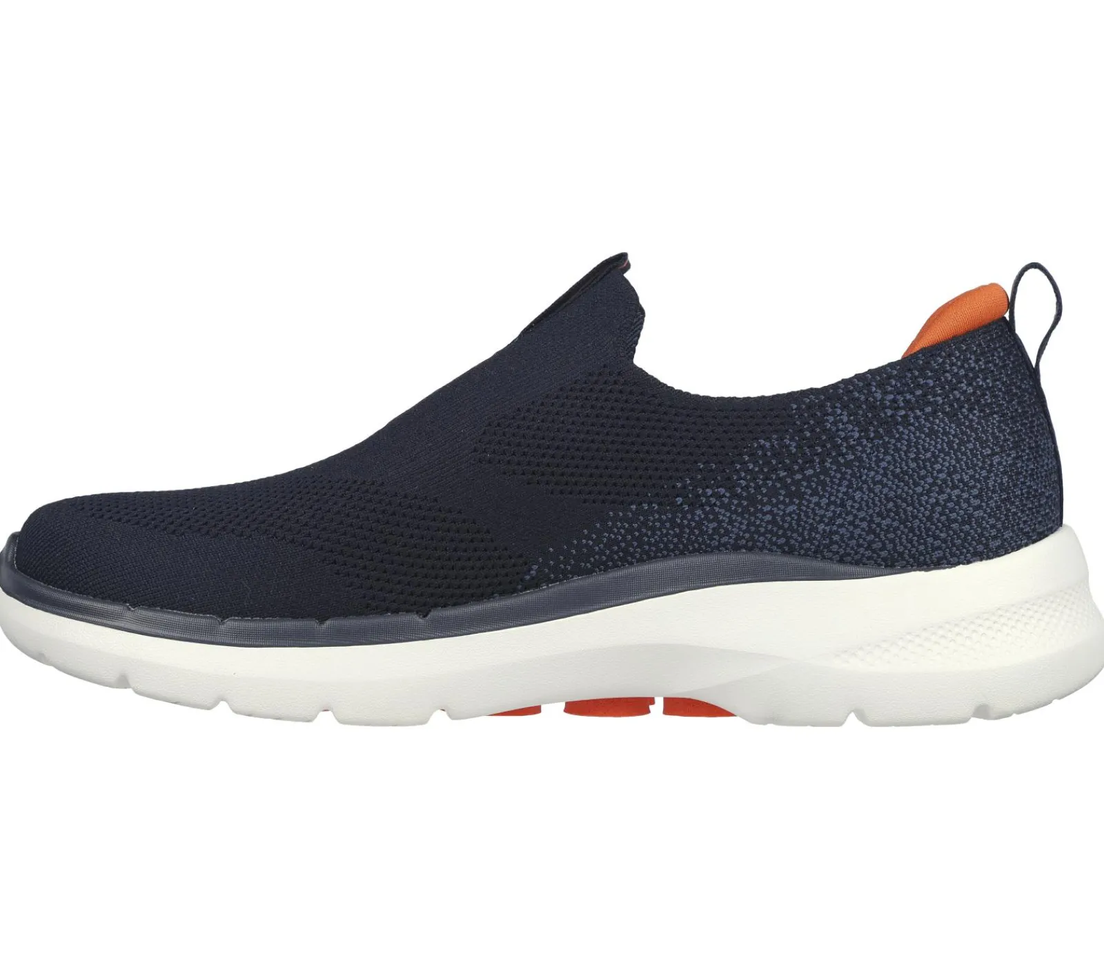 Calçado Sem Atacadores|Sapatilhas Casuais-SKECHERS GO WALK 6 NAVY / LARANJA