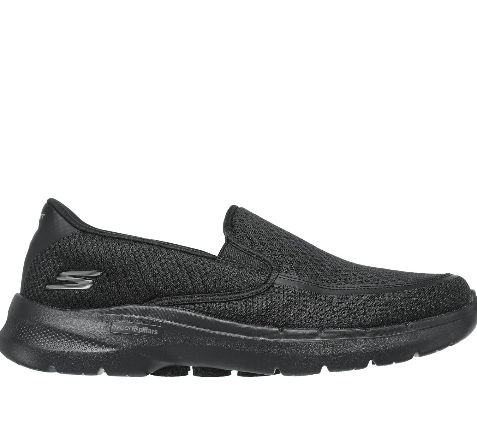 Calçado Sem Atacadores|Sapatilhas Casuais-SKECHERS GO WALK 6 - Orva PRETO