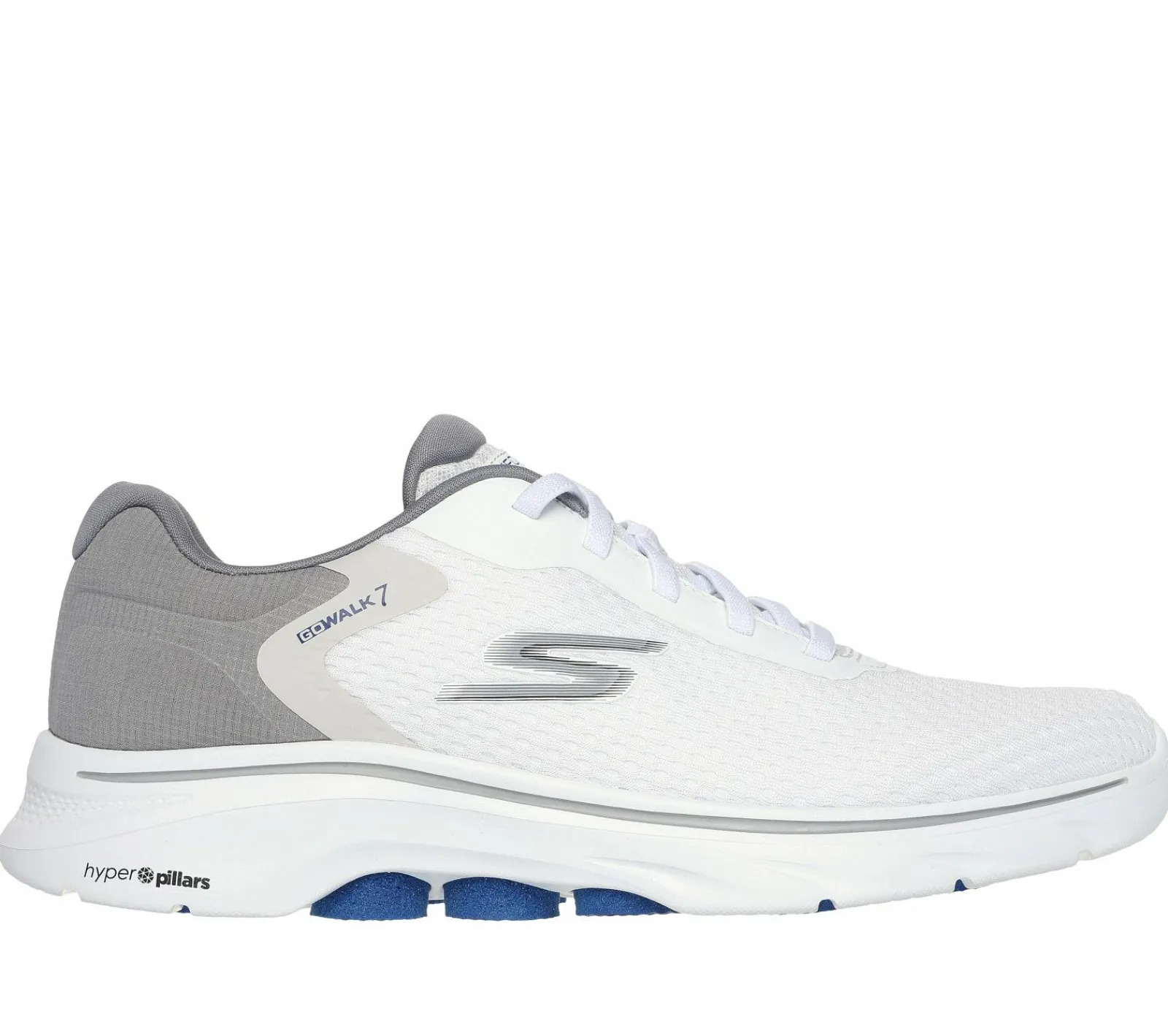 Sapatos Com Atacadores|Sapatilhas-SKECHERS GO WALK 7 - The Construct BRANCO / CINZENTO