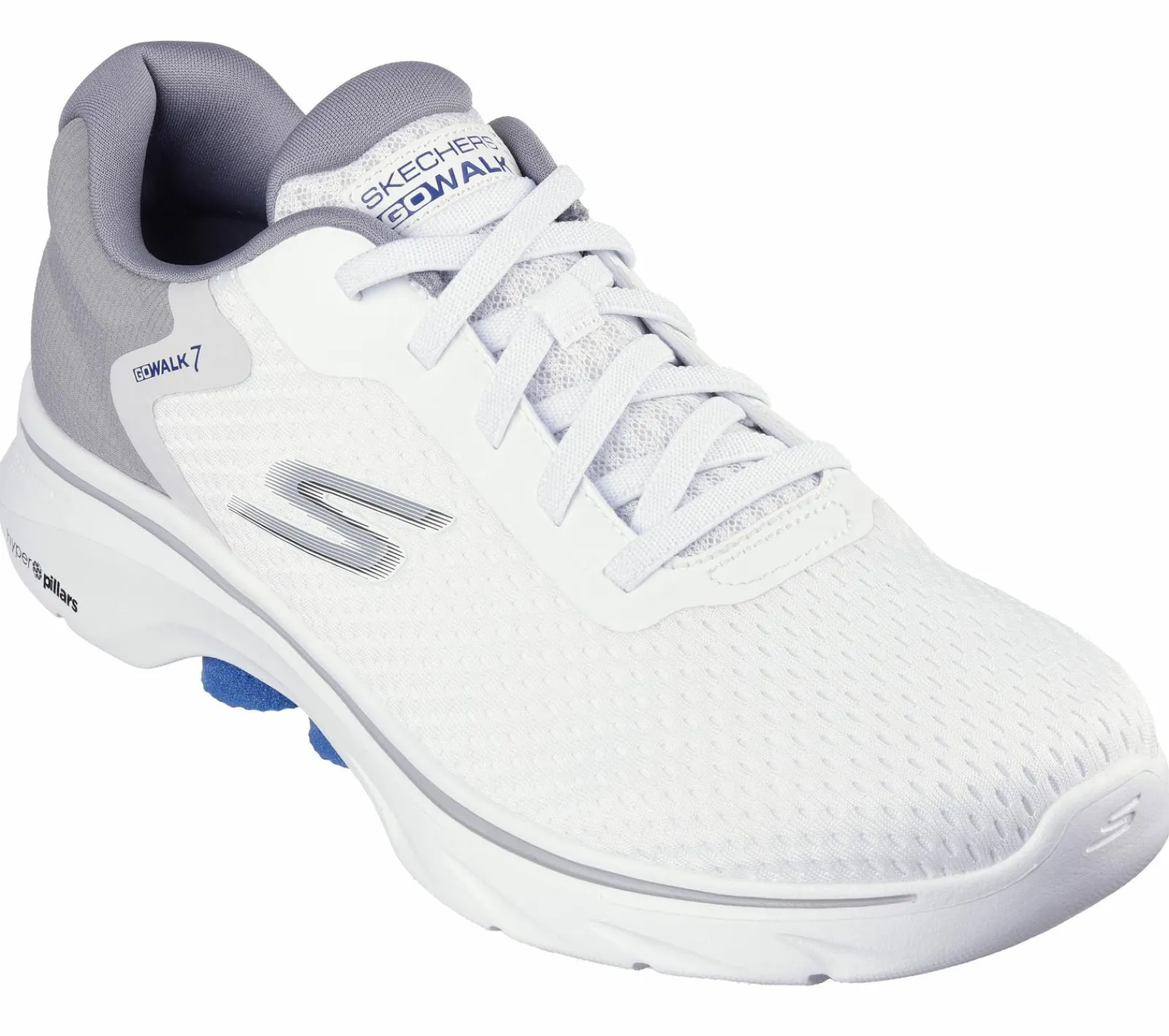 Sapatos Com Atacadores|Sapatilhas-SKECHERS GO WALK 7 - The Construct BRANCO / CINZENTO