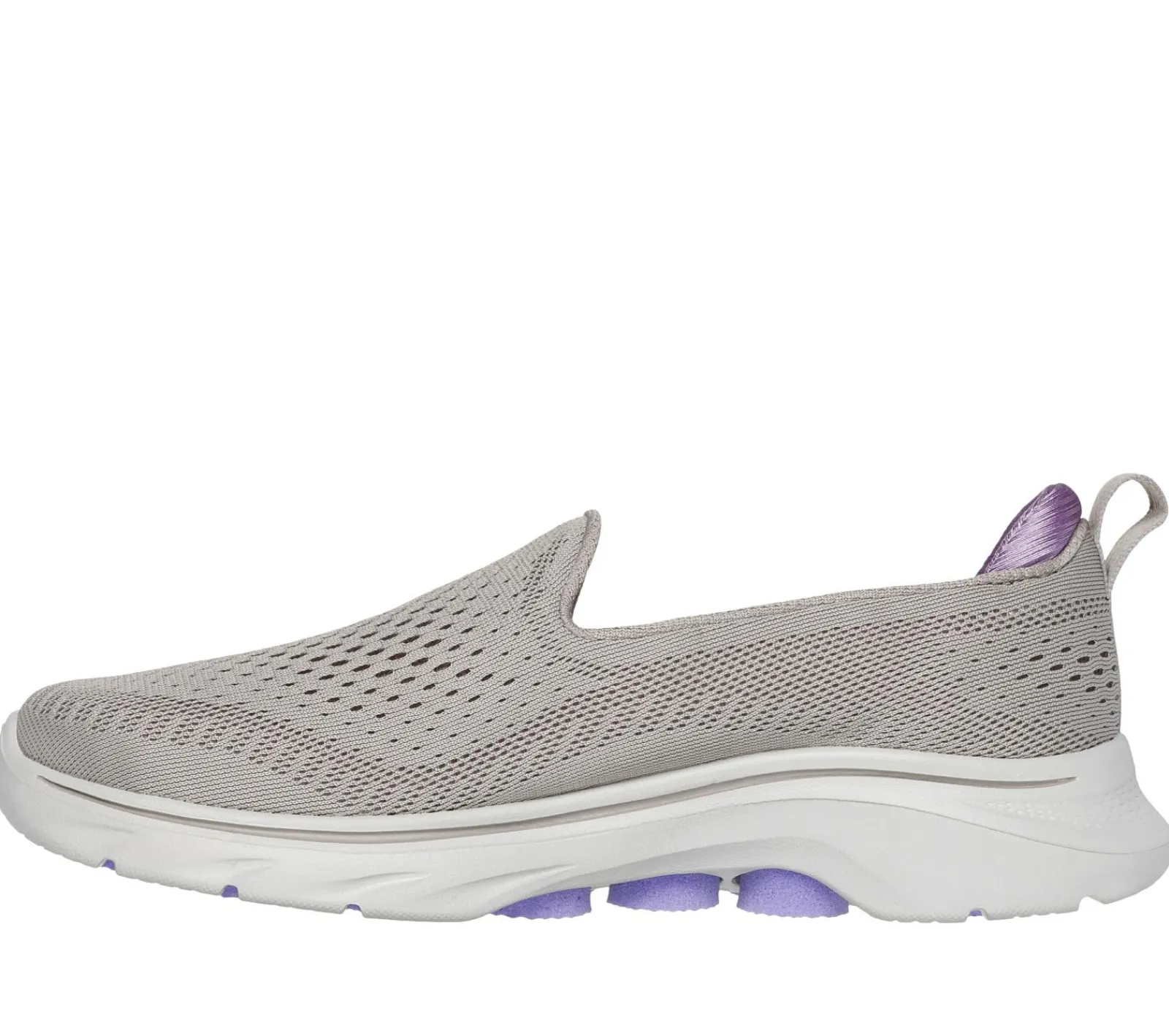Calçado Sem Atacadores|Sapatilhas-SKECHERS GO WALK 7 - Vina TAUPE / LAVANDA