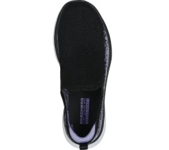 Calçado Sem Atacadores|Sapatilhas-SKECHERS GO WALK 7 - Zaida PRETO / LAVANDA