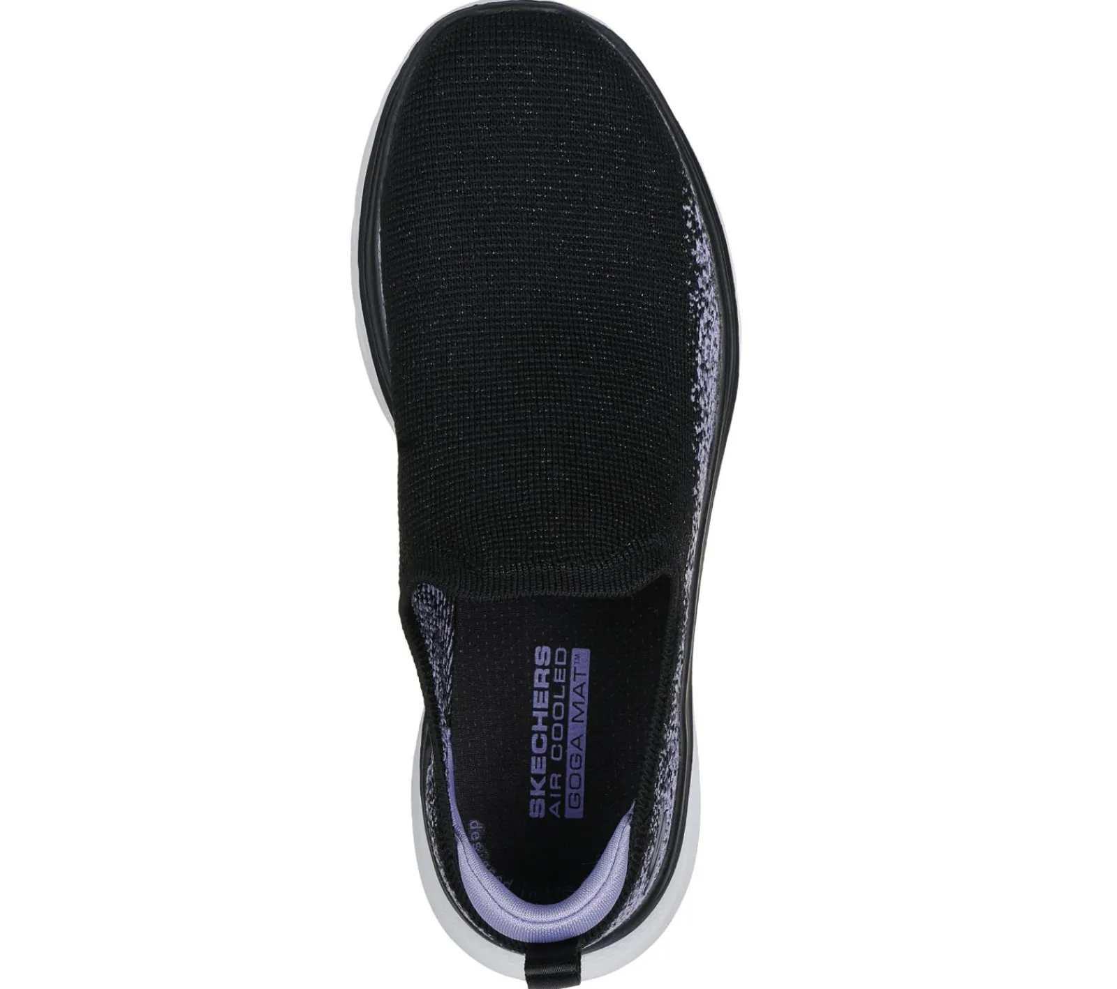 Calçado Sem Atacadores|Sapatilhas-SKECHERS GO WALK 7 - Zaida PRETO / LAVANDA
