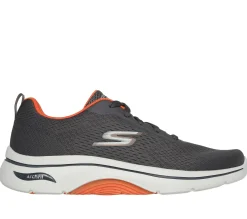 Sapatilhas-SKECHERS GO WALK Arch Fit 2.0 - Idyllic 2 CARVÃO / LARANJA