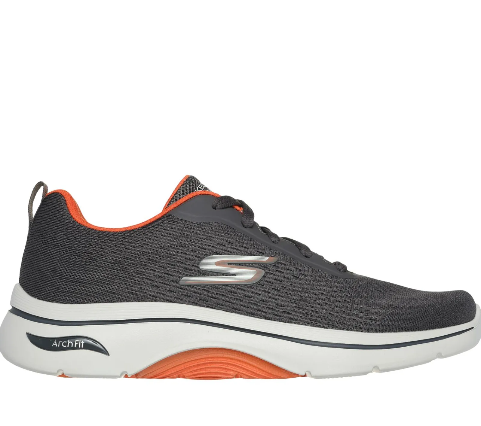 Sapatilhas-SKECHERS GO WALK Arch Fit 2.0 - Idyllic 2 CARVÃO / LARANJA