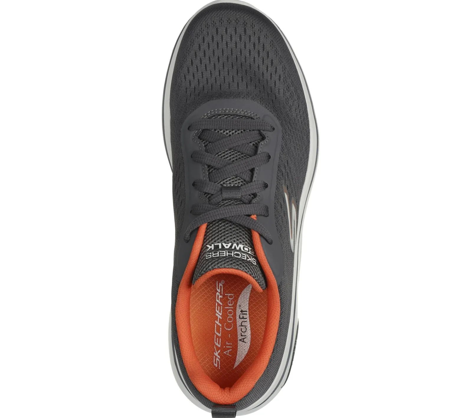 Sapatilhas-SKECHERS GO WALK Arch Fit 2.0 - Idyllic 2 CARVÃO / LARANJA