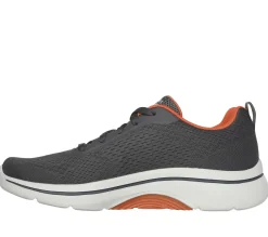 Sapatilhas-SKECHERS GO WALK Arch Fit 2.0 - Idyllic 2 CARVÃO / LARANJA