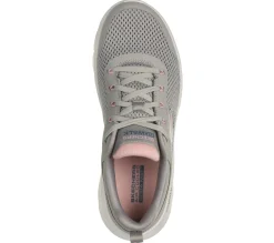 Com Atacadores|Sapatilhas-SKECHERS GO WALK Flex - Caley TAUPE / ROSA