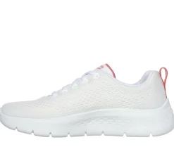 Com Atacadores|Sapatilhas-SKECHERS GO WALK Flex - Kali BRANCO / CORAL