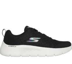 Calçado Sem Atacadores|Sapatilhas-SKECHERS GO WALK Flex - Viva PRETO / BRANCO
