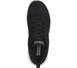 Calçado Sem Atacadores|Sapatilhas-SKECHERS GO WALK Flex - Viva PRETO / BRANCO