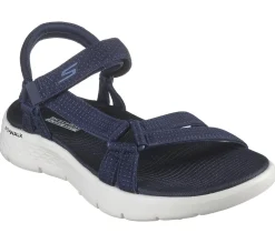 Sandálias-SKECHERS GO WALK Flex Sandal - Sublime NAVY