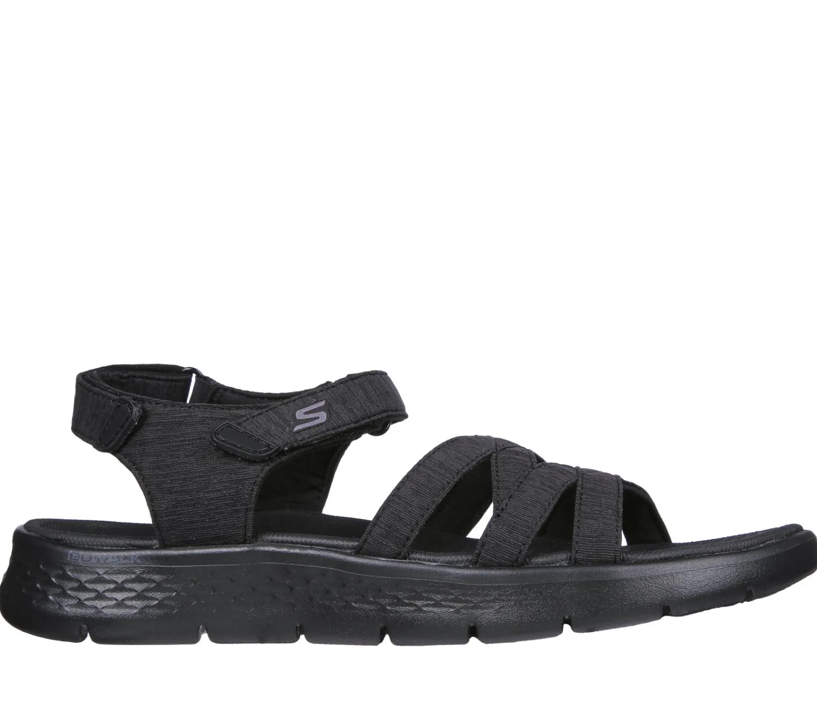 Sandálias-SKECHERS GO WALK FLEX Sandal - Sunshine PRETO