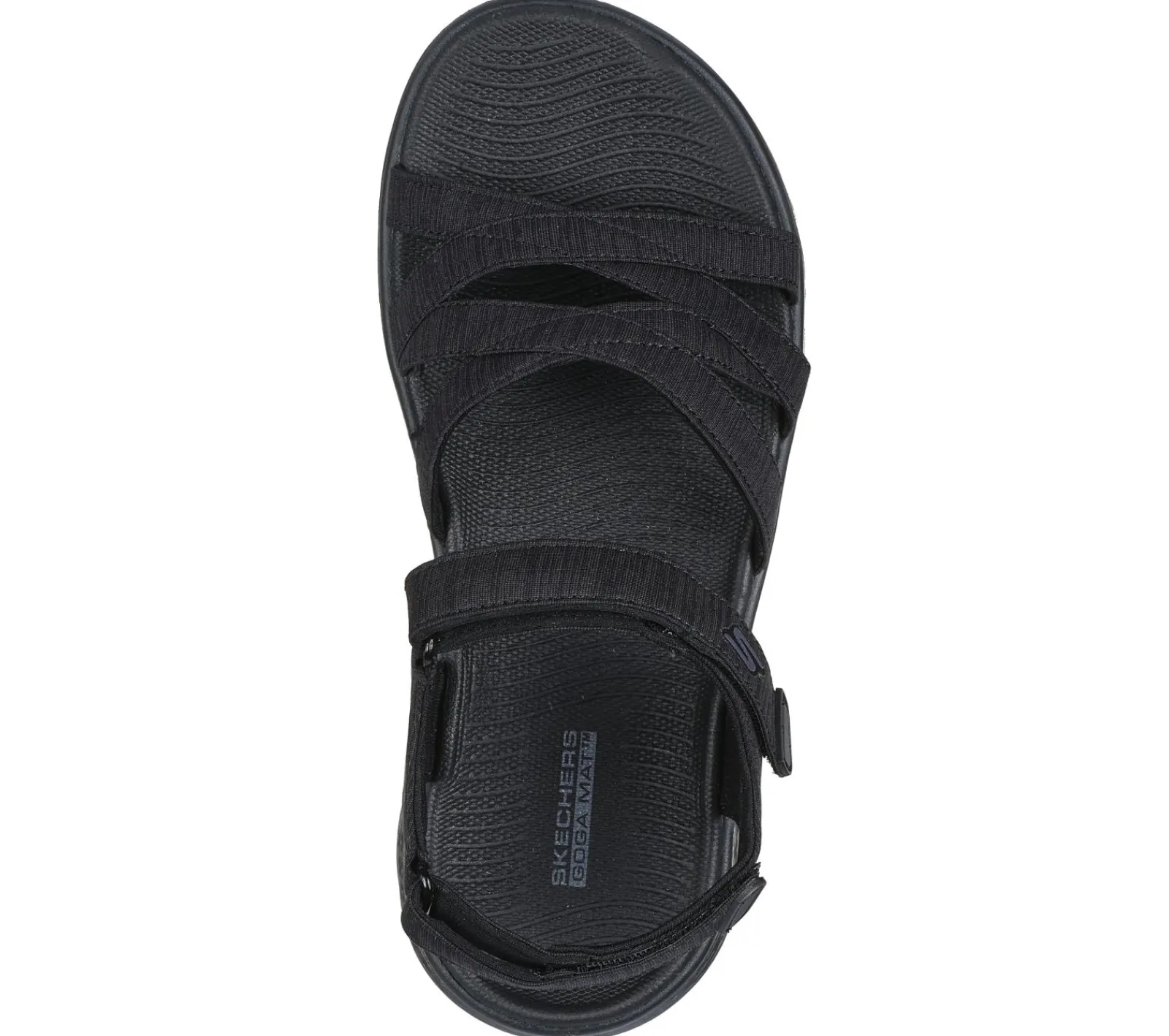 Sandálias-SKECHERS GO WALK FLEX Sandal - Sunshine PRETO