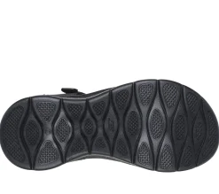 Sandálias-SKECHERS GO WALK FLEX Sandal - Sunshine PRETO