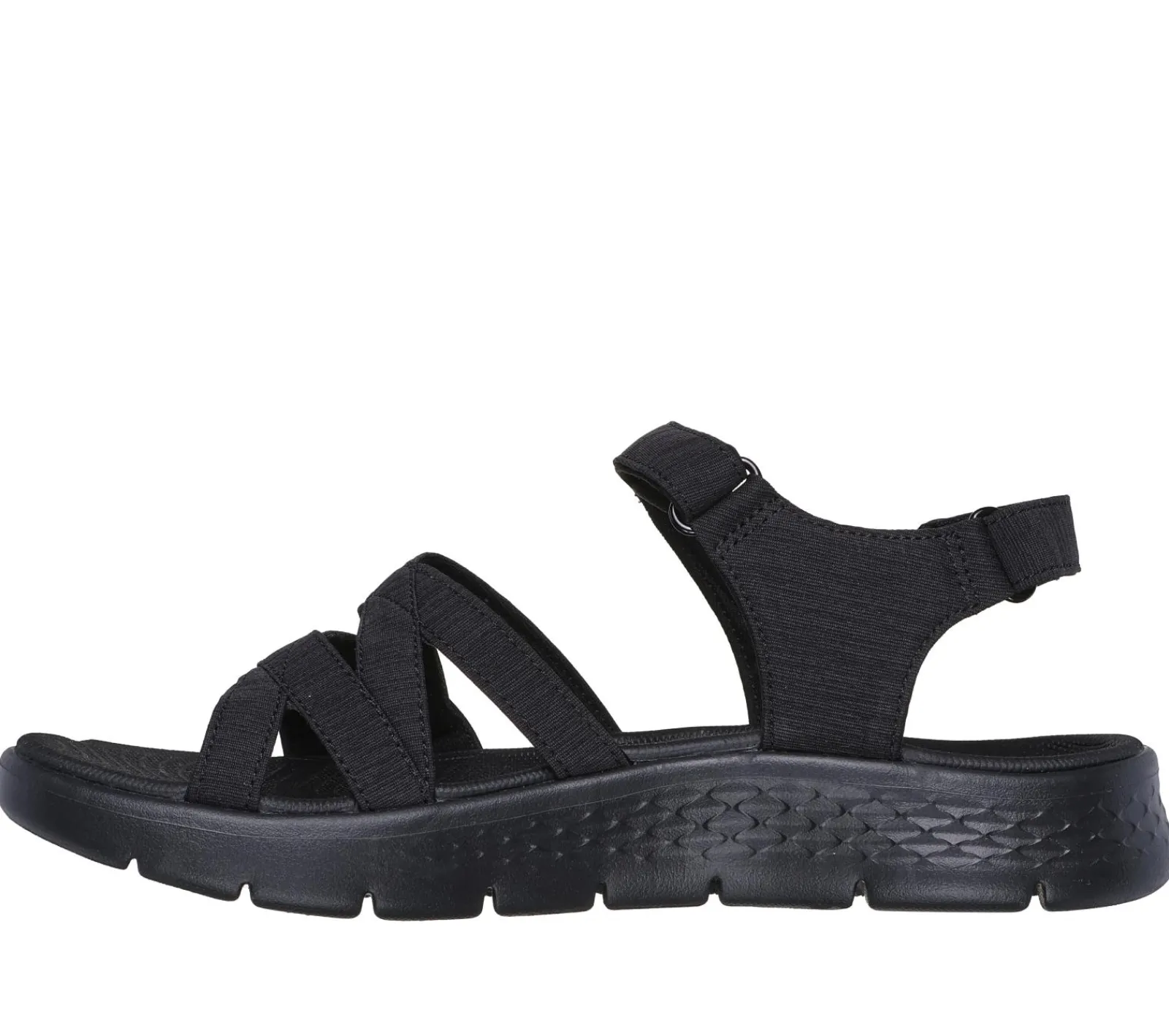 Sandálias-SKECHERS GO WALK FLEX Sandal - Sunshine PRETO