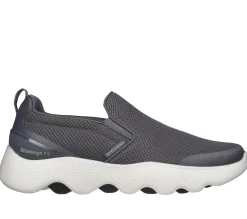 Calçado Sem Atacadores|Sapatilhas Casuais-SKECHERS GO WALK Massage Fit - Ripple CARVÃO