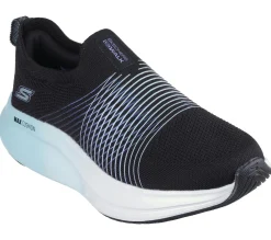 Calçado Sem Atacadores|Sapatilhas-SKECHERS GO WALK Max Walker - Sally PRETO / AQUA