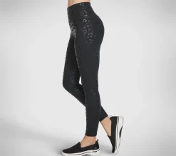 Calças|Partes De Baixo-SKECHERS GO WALK Shadow Leopard HW Legging PRETO