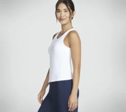 Partes De Cima|Partes De Cima-SKECHERS GO WALK Shelf Bra Tank BRANCO