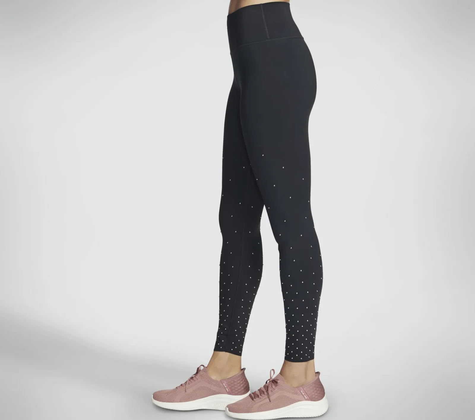 Calças|Partes De Baixo-SKECHERS GO WALK Shine FL HW Legging PRETO