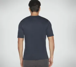 Partes De Cima|Partes De Cima-SKECHERS GOKNIT Pique Short Sleeve Henley NAVY