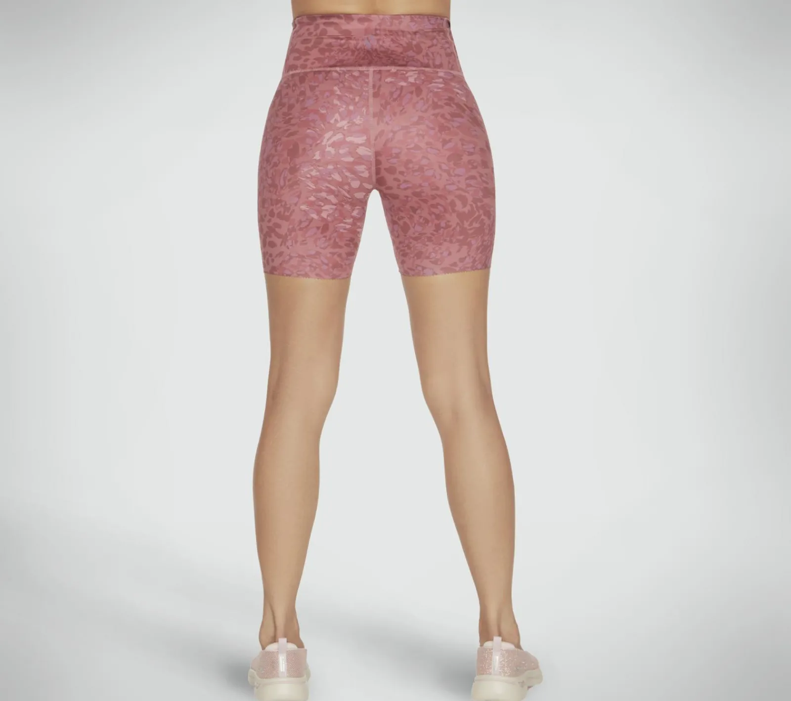 Calças|Partes De Baixo-SKECHERS GOSCULPT Leopard 6 Inch Bike Short MAUVE / PURPLE