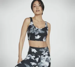 Partes De Cima|Partes De Cima-SKECHERS GOSCULPT Magnolia Dreams Longline Bra PRETO / MULTICOR