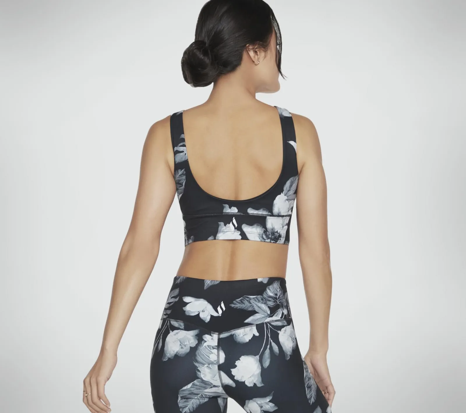 Partes De Cima|Partes De Cima-SKECHERS GOSCULPT Magnolia Dreams Longline Bra PRETO / MULTICOR