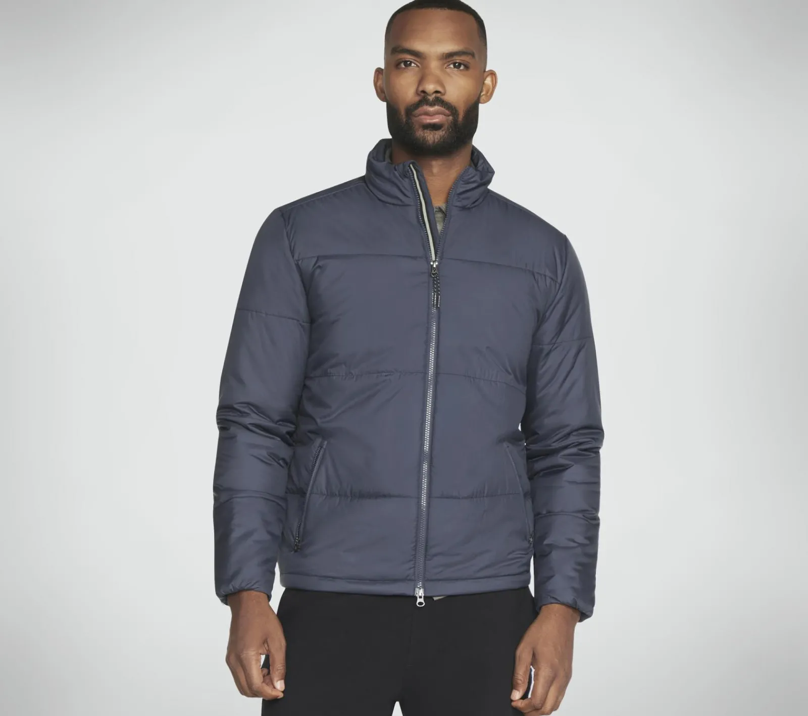 Partes De Cima|Partes De Cima-SKECHERS GOSHIELD ELEMENT JACKET CARVÃO / NAVY