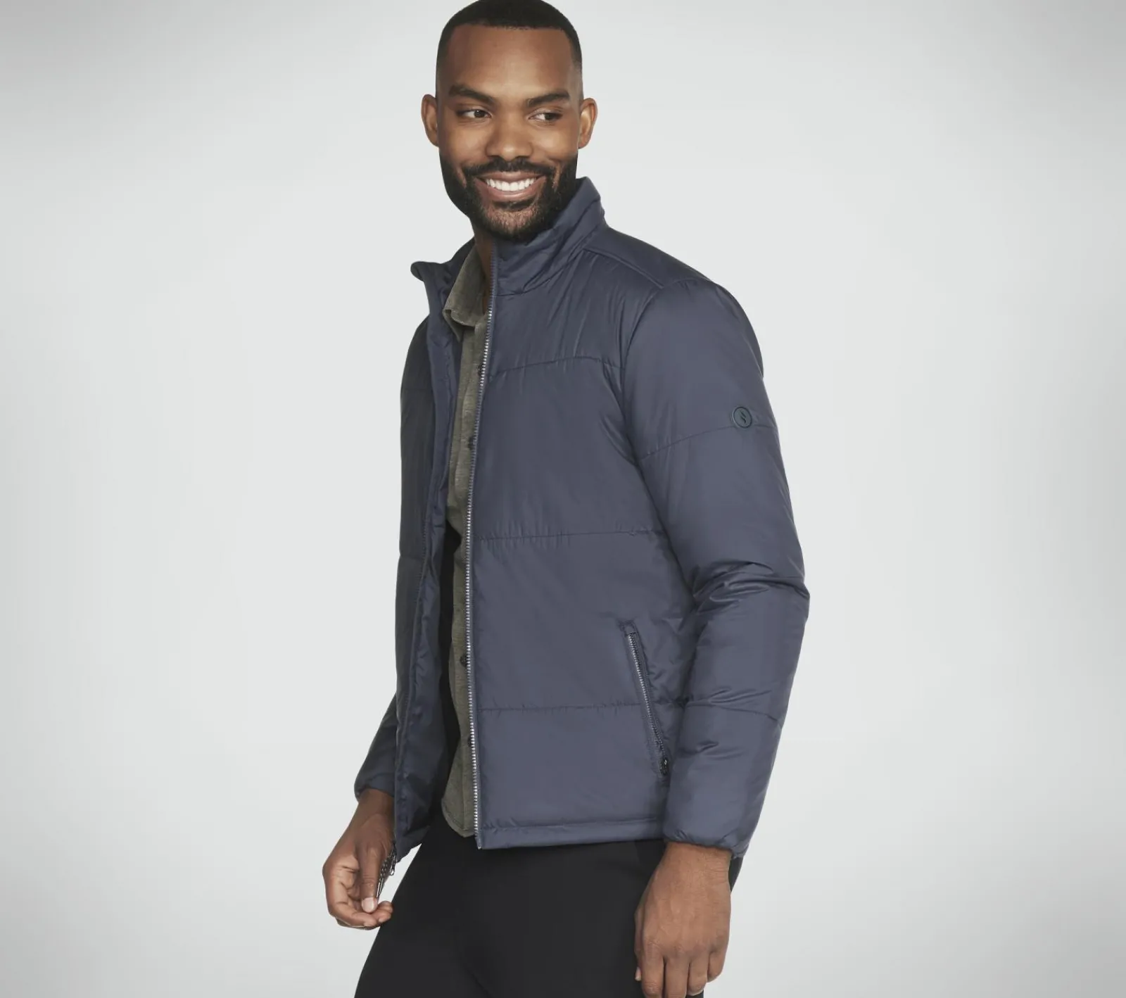 Partes De Cima|Partes De Cima-SKECHERS GOSHIELD ELEMENT JACKET CARVÃO / NAVY