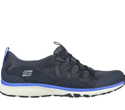 Calçado Sem Atacadores|Sapatilhas Casuais-SKECHERS Gratis Sport - Live Golden NAVY