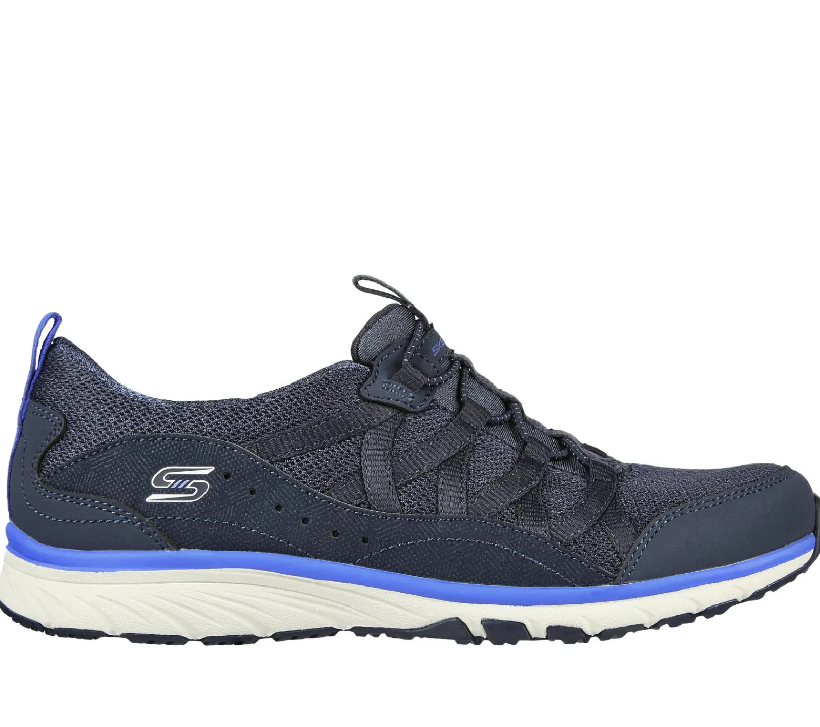 Calçado Sem Atacadores|Sapatilhas Casuais-SKECHERS Gratis Sport - Live Golden NAVY