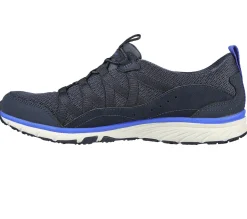 Calçado Sem Atacadores|Sapatilhas Casuais-SKECHERS Gratis Sport - Live Golden NAVY