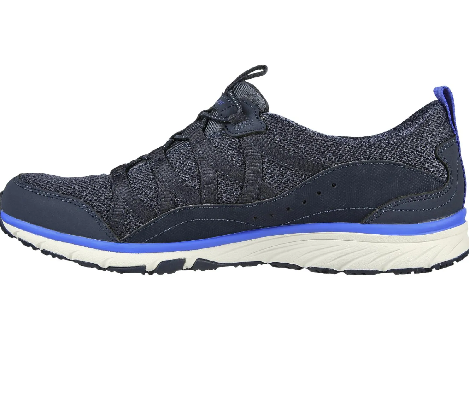 Calçado Sem Atacadores|Sapatilhas Casuais-SKECHERS Gratis Sport - Live Golden NAVY