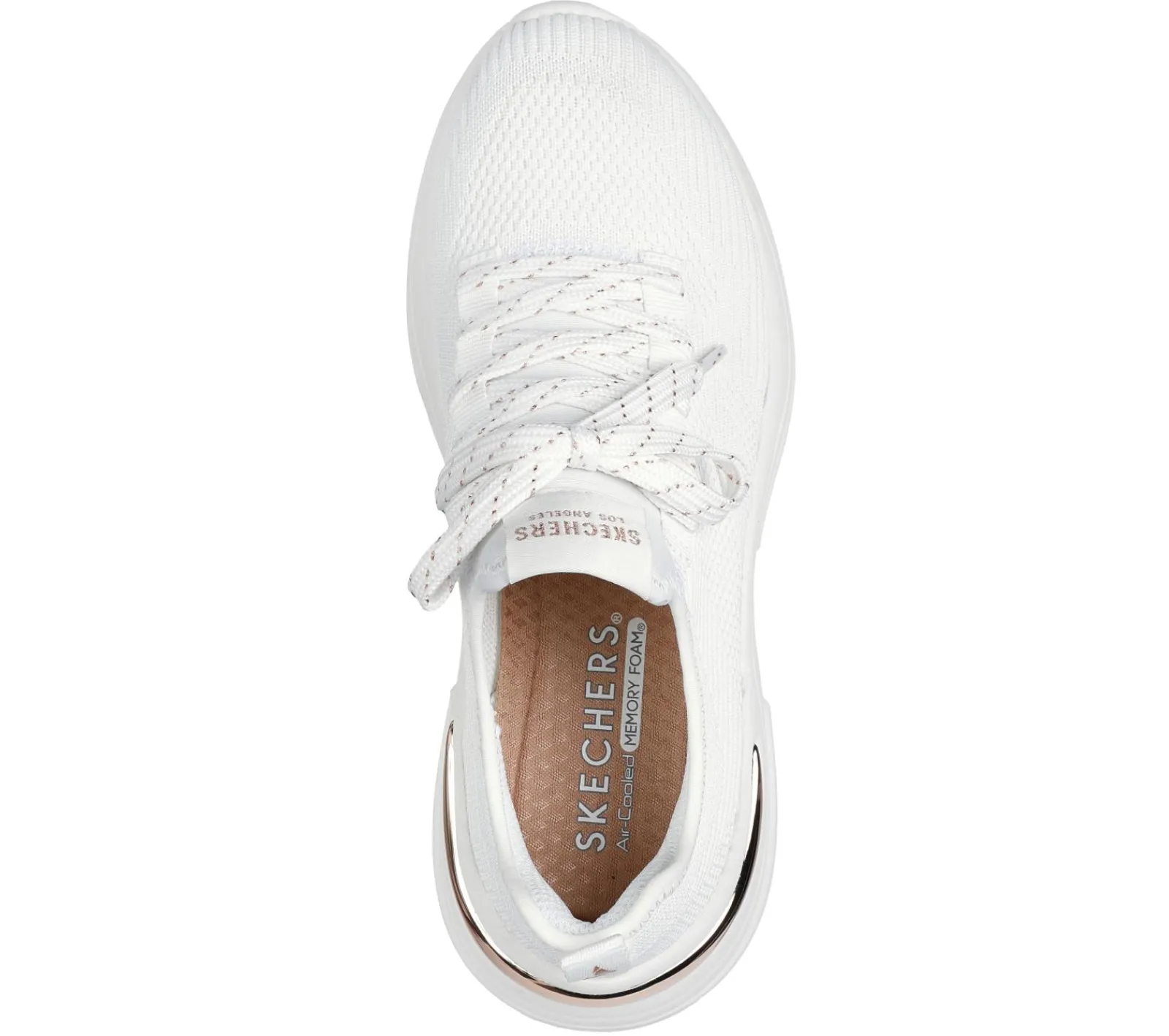 Com Atacadores|Calçado Sem Atacadores-SKECHERS Hazel - Pretty Knitty BRANCO