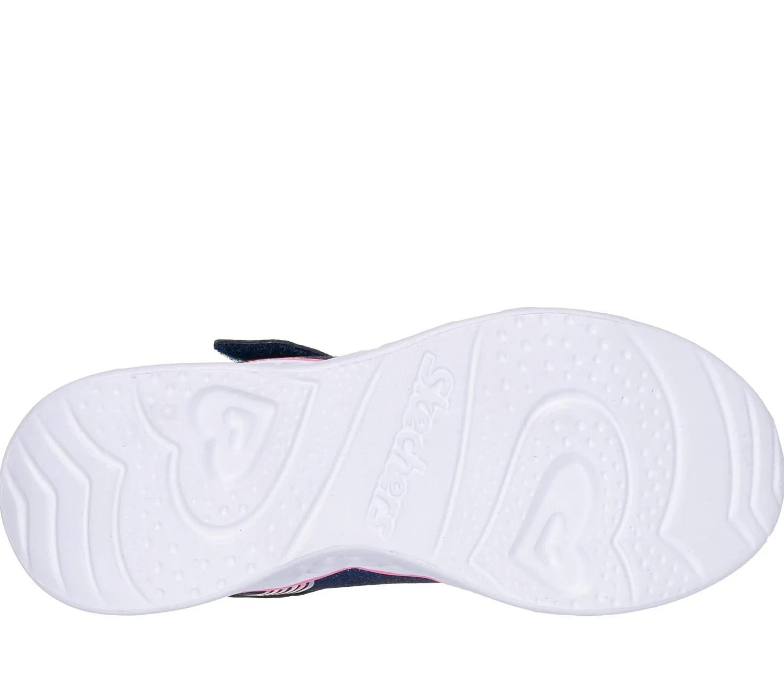 Calçado Sem Atacadores|Luzes-SKECHERS Heart Lights - Retro Hearts NAVY / MULTICOR
