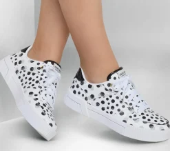 Sapatilhas Casuais|Com Atacadores-SKECHERS Jade - On The Dot BRANCO / PRETO