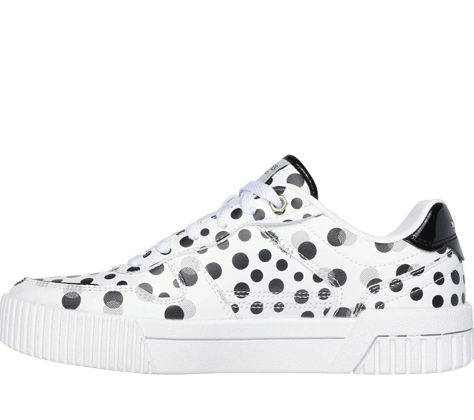 Sapatilhas Casuais|Com Atacadores-SKECHERS Jade - On The Dot BRANCO / PRETO