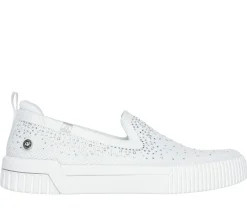 Calçado Sem Atacadores-SKECHERS Jade - Shining Stones BRANCO