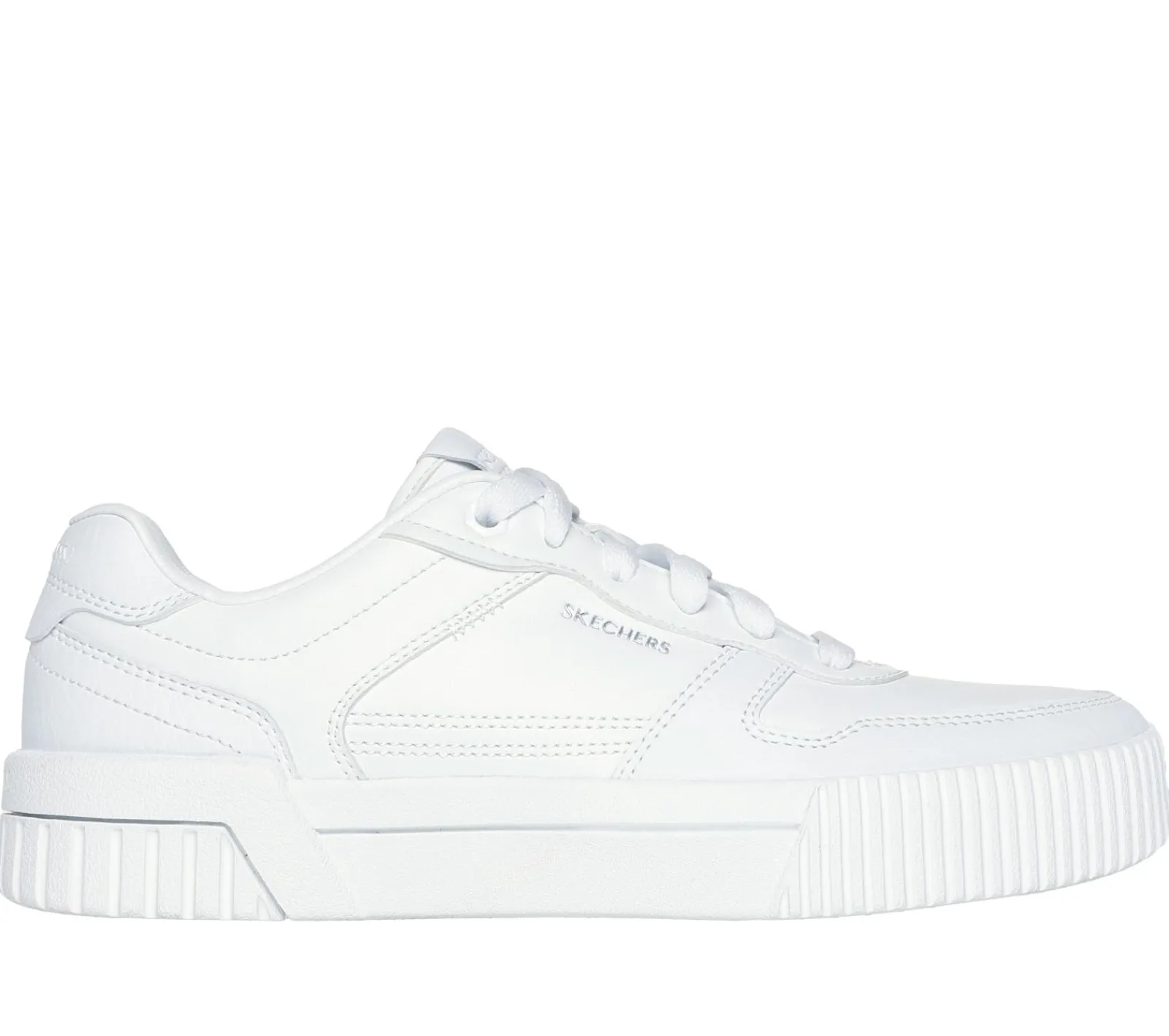Com Atacadores|Sapatilhas Casuais-SKECHERS Jade - Too Easy BRANCO