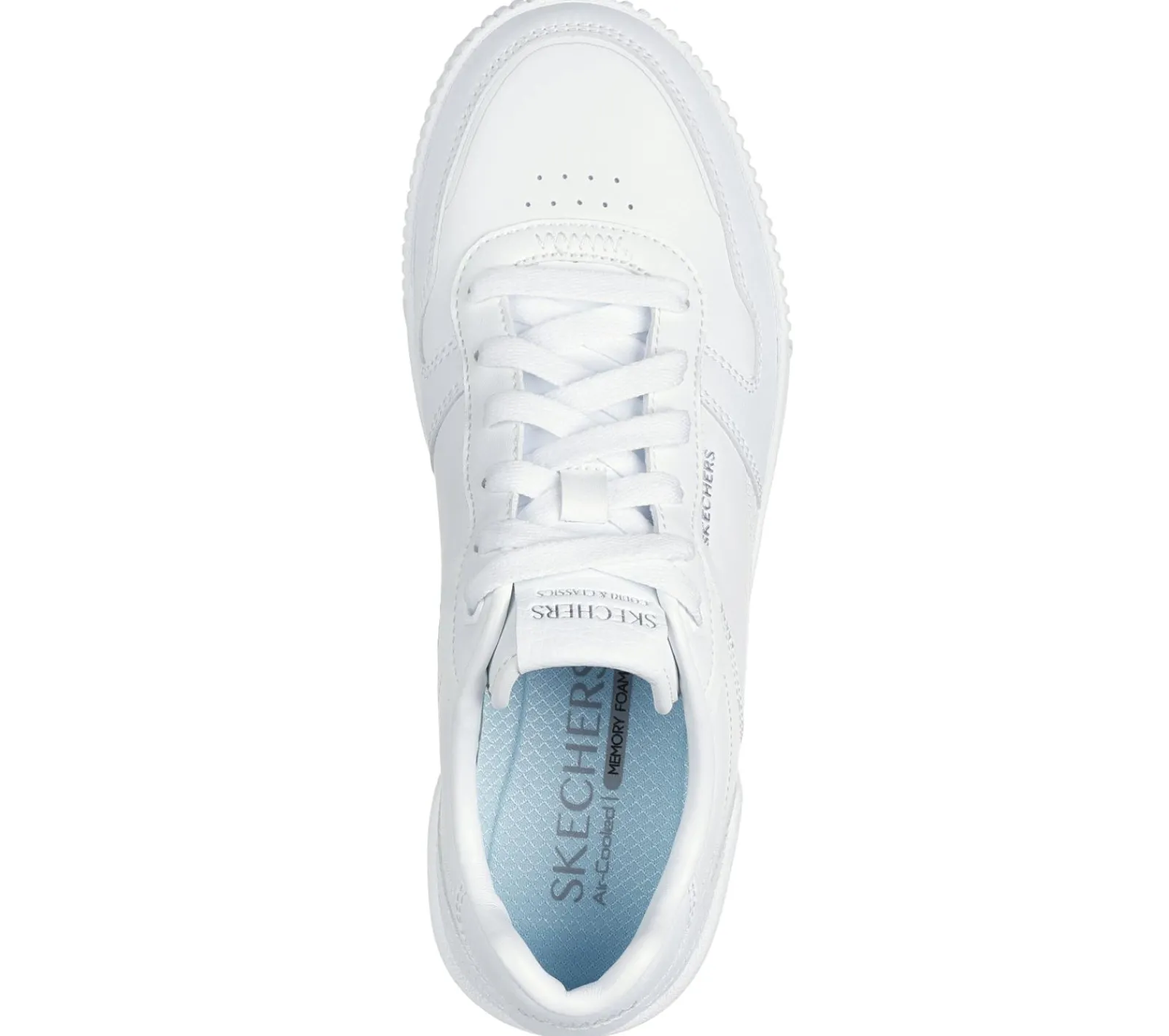 Com Atacadores|Sapatilhas Casuais-SKECHERS Jade - Too Easy BRANCO