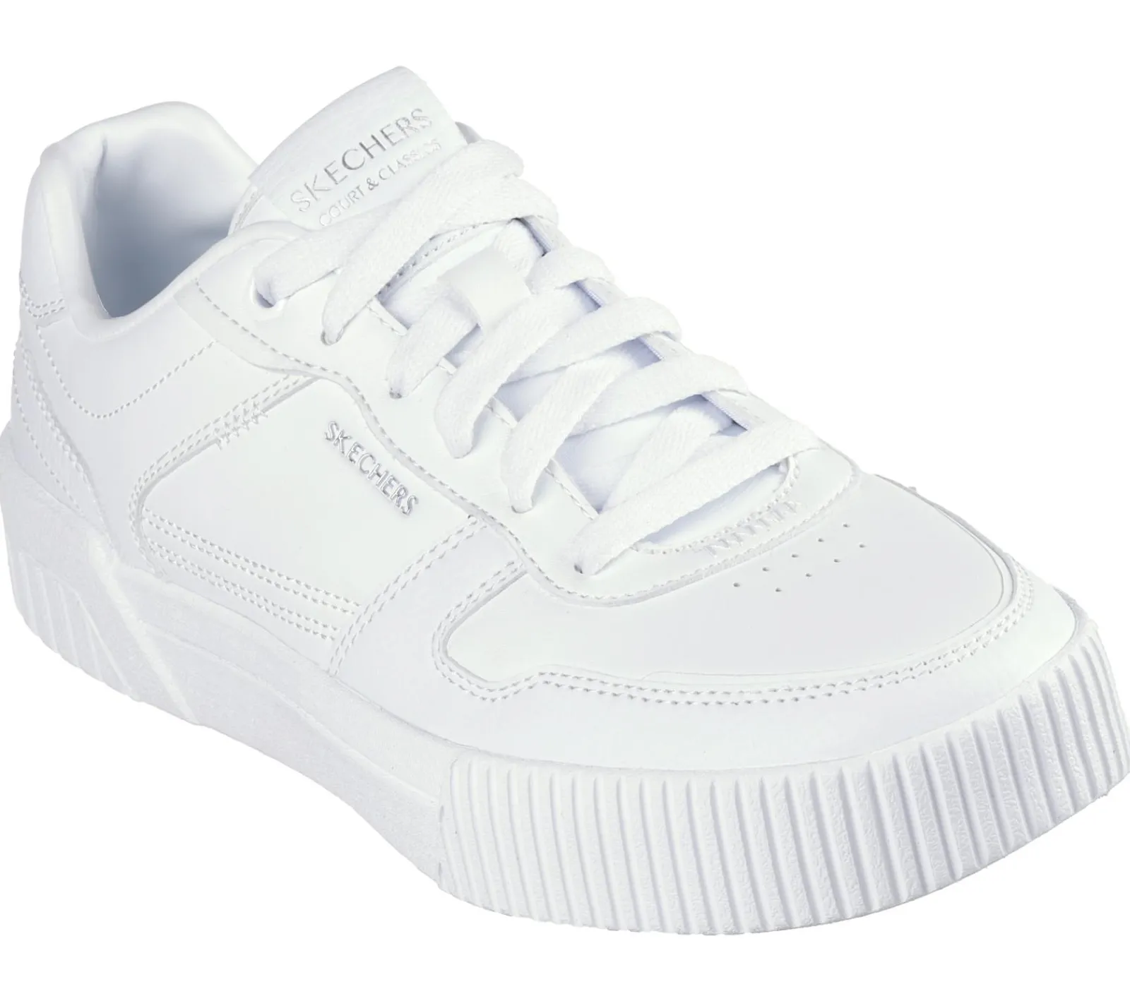 Com Atacadores|Sapatilhas Casuais-SKECHERS Jade - Too Easy BRANCO