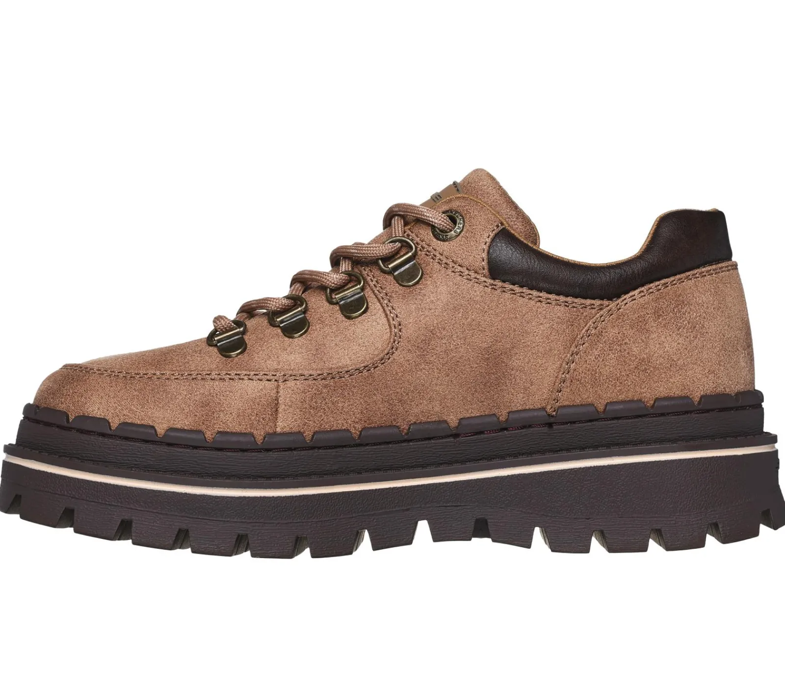 Com Atacadores|Sapatilhas Casuais-SKECHERS Jammers - Say Goodbye CASTANHO