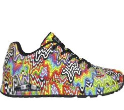 Com Atacadores|Sapatilhas Casuais-SKECHERS Jen Stark: Uno - Infinite Drip MULTICOR