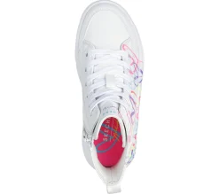 Sapatilhas-SKECHERS JGoldcrown: Hyperlift BRANCO / MULTICOR
