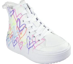 Sapatilhas-SKECHERS JGoldcrown: Hyperlift BRANCO / MULTICOR